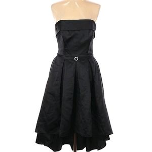 Gather & Gown Black High Low Cocktail Dress